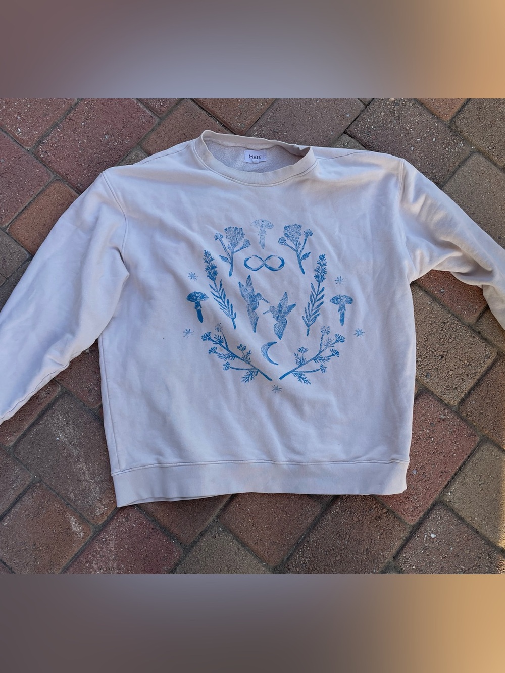 mate the label pullover 100% organic cotton